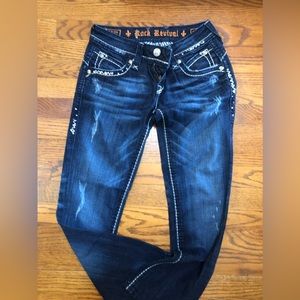 ROCK REVIVAL Jeans Capri  Size 29